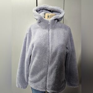 Jacket  With Zipper Celeste  Nwt Large Tacsaven 100 % Polyester